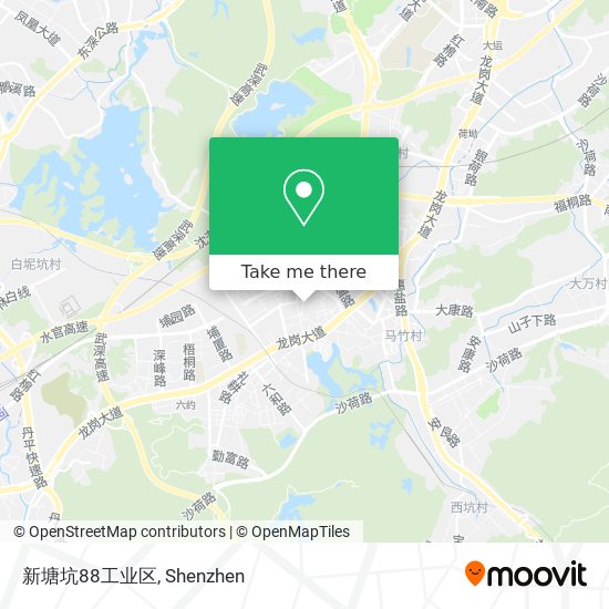 新塘坑88工业区 map
