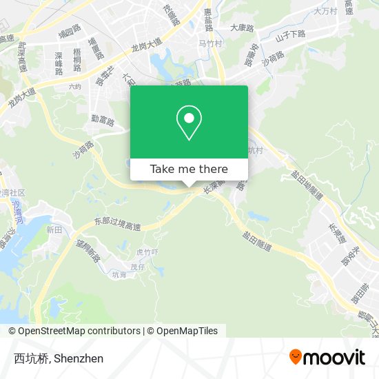 西坑桥 map