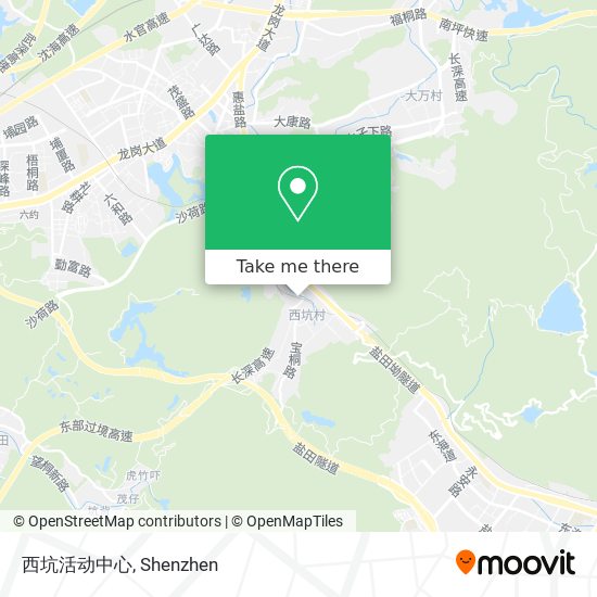 西坑活动中心 map