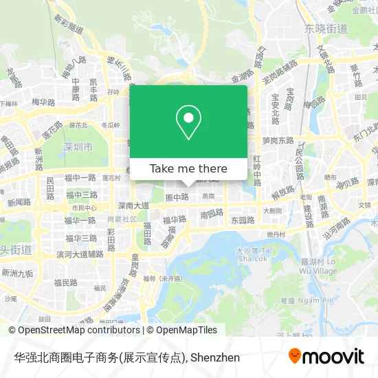华强北商圈电子商务(展示宣传点) map