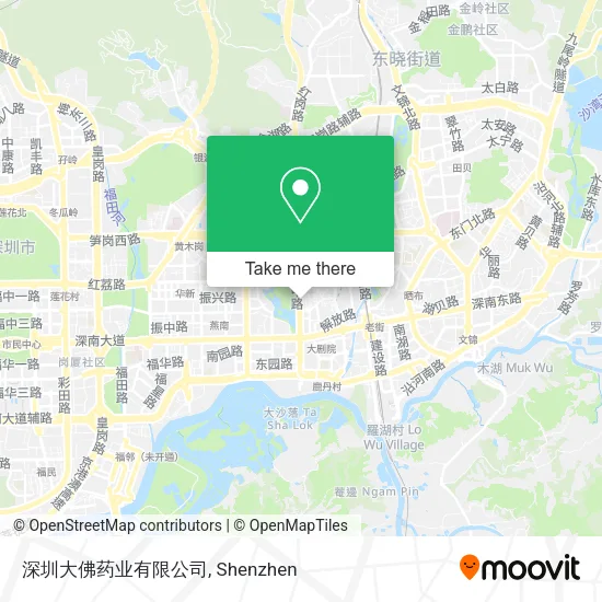 深圳大佛药业有限公司 map
