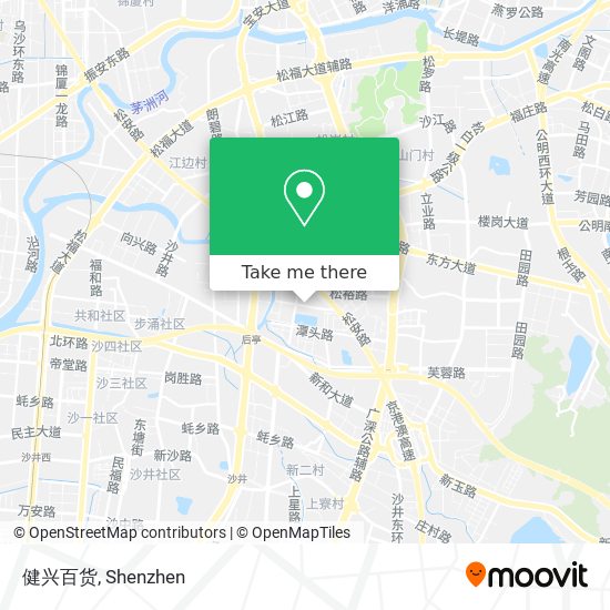 健兴百货 map
