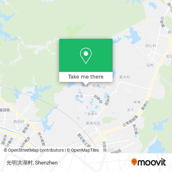 光明洪湖村 map