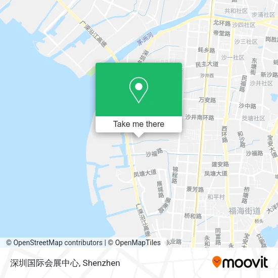 深圳国际会展中心 map