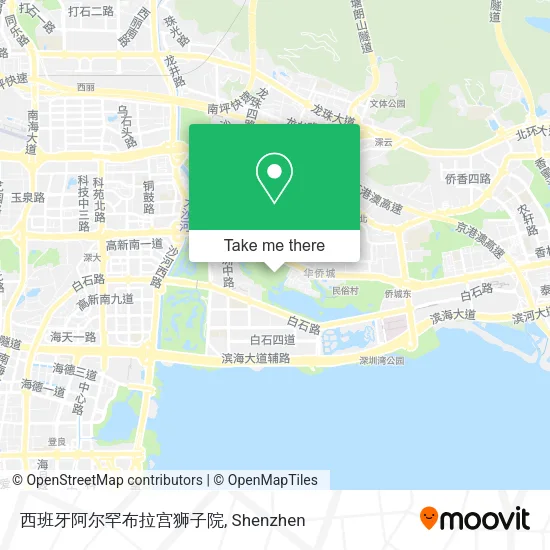 西班牙阿尔罕布拉宫狮子院 map