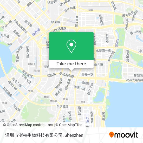 深圳市澎柏生物科技有限公司 map
