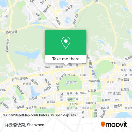 祥云斋饭菜 map