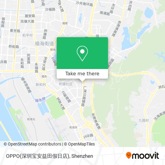 OPPO(深圳宝安益田假日店) map