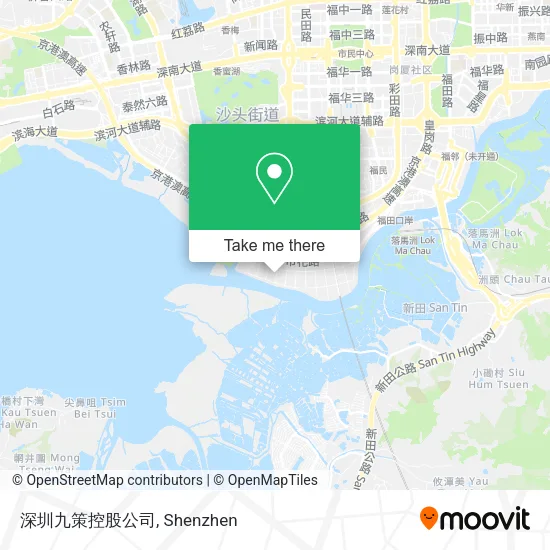 深圳九策控股公司 map