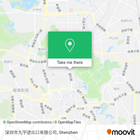 深圳市九宇进出口有限公司 map