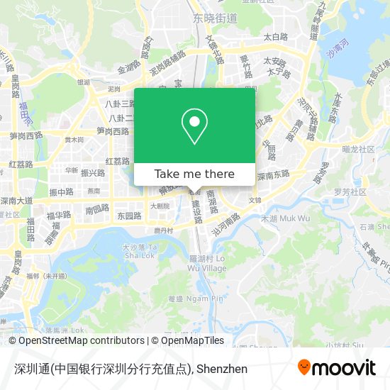 深圳通(中国银行深圳分行充值点) map