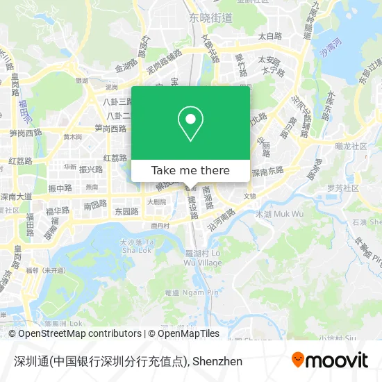 深圳通(中国银行深圳分行充值点) map