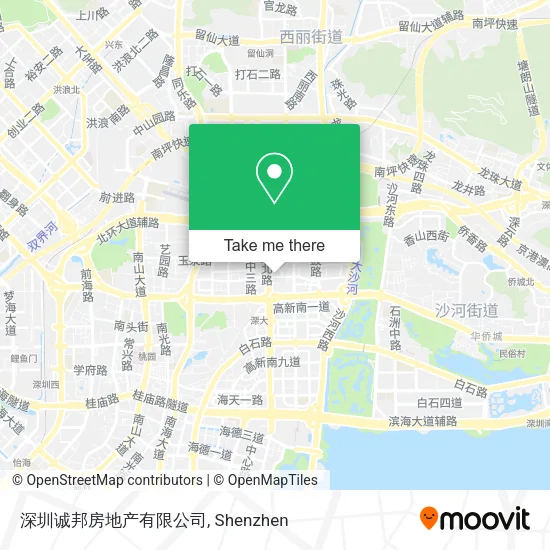 深圳诚邦房地产有限公司 map