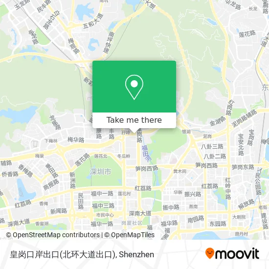 皇岗口岸出口(北环大道出口) map