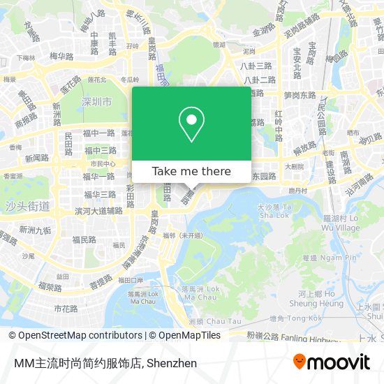 MM主流时尚简约服饰店 map