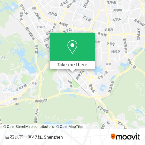 白石龙下一区47栋 map