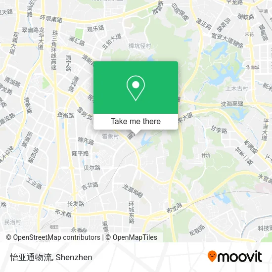 怡亚通物流 map
