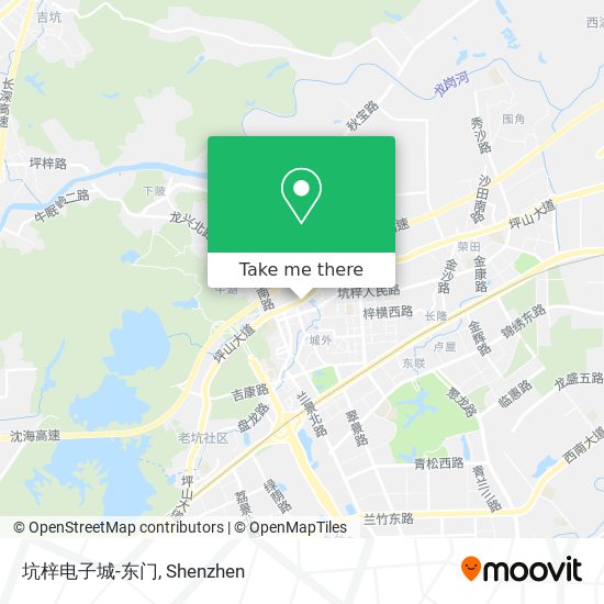 坑梓电子城-东门 map