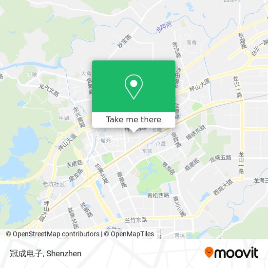 冠成电子 map