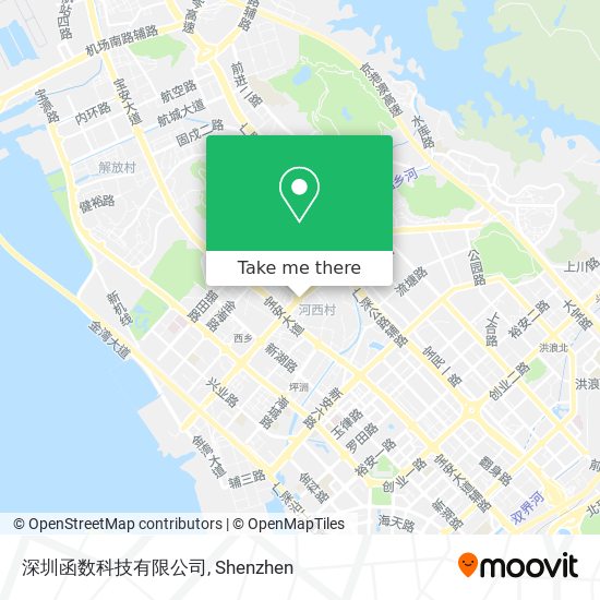 深圳函数科技有限公司 map