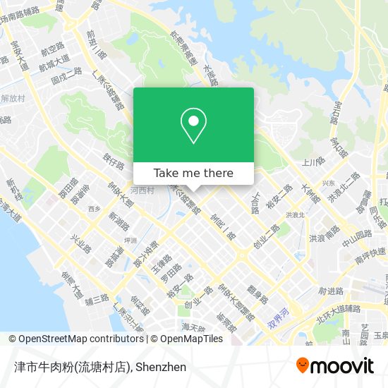 津市牛肉粉(流塘村店) map