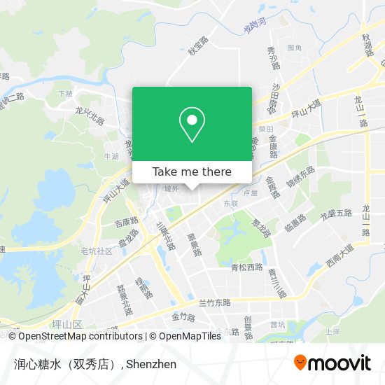润心糖水（双秀店） map
