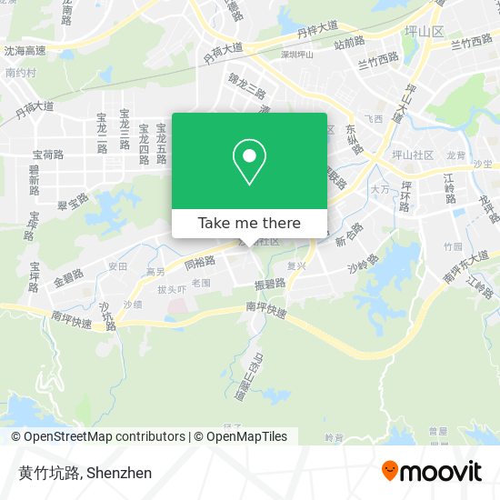 黄竹坑路 map