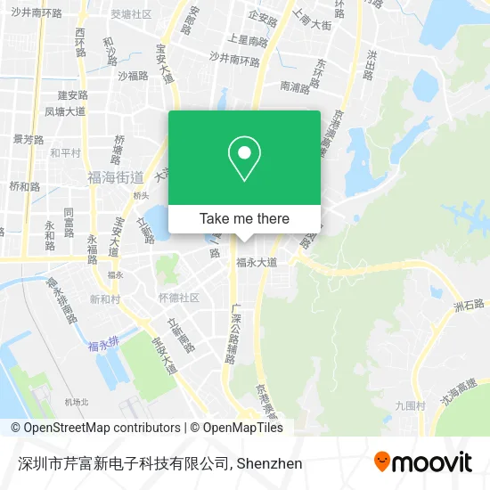 深圳市芹富新电子科技有限公司 map