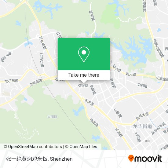 张一绝黄焖鸡米饭 map