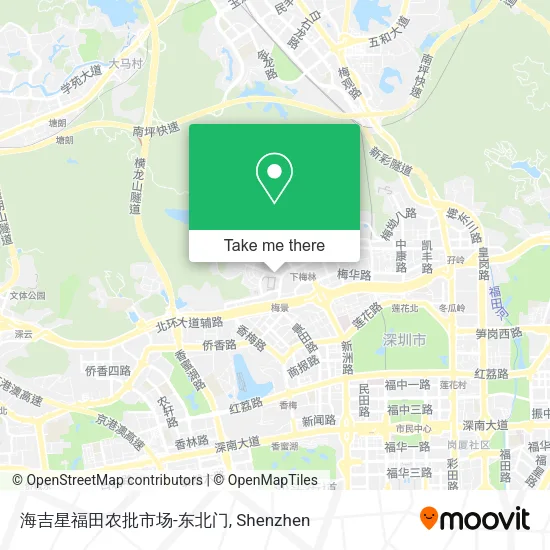 海吉星福田农批市场-东北门 map