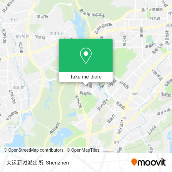 大运新城派出所 map