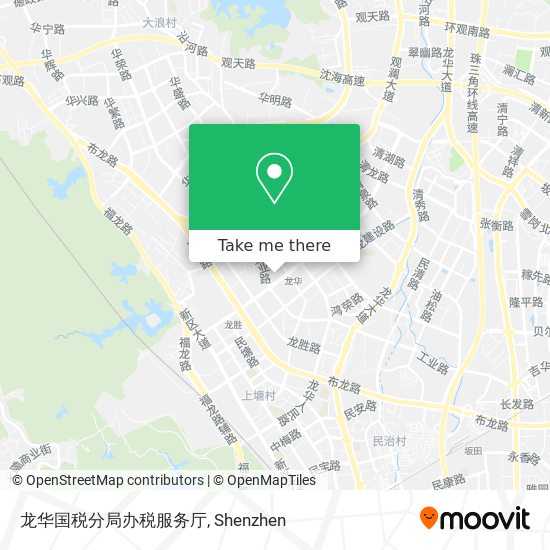 龙华国税分局办税服务厅 map