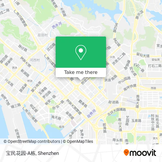 宝民花园-A栋 map