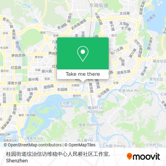 桂园街道综治信访维稳中心人民桥社区工作室 map