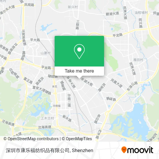 深圳市康乐福纺织品有限公司 map