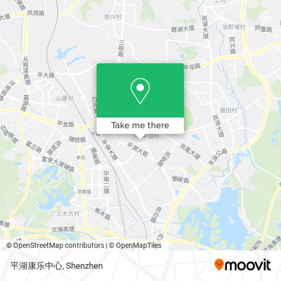 平湖康乐中心 map