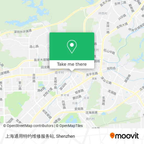 上海通用特约维修服务站 map