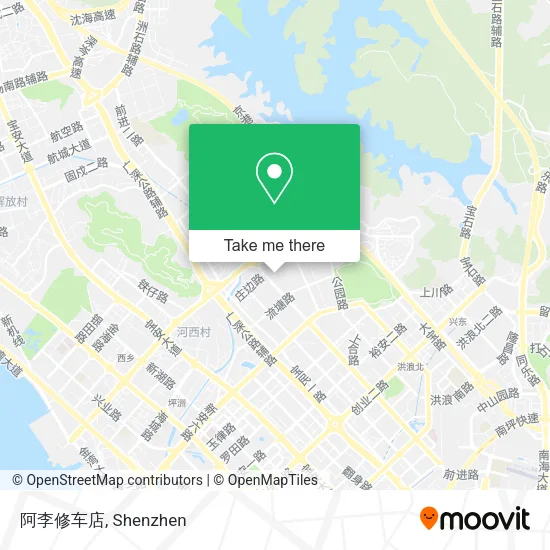 阿李修车店 map