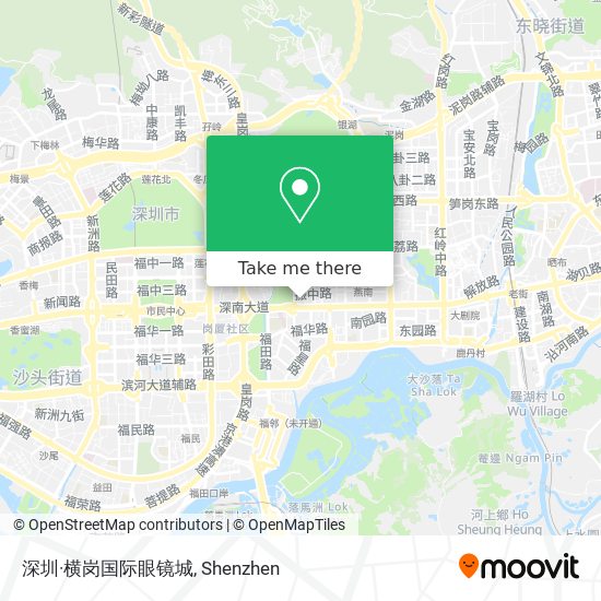 深圳·横岗国际眼镜城 map