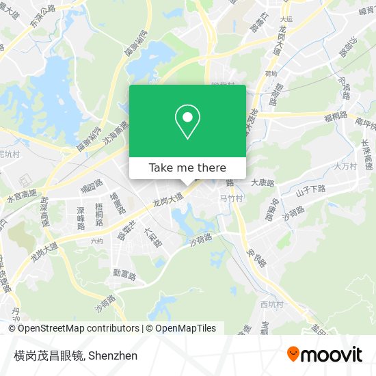 横岗茂昌眼镜 map