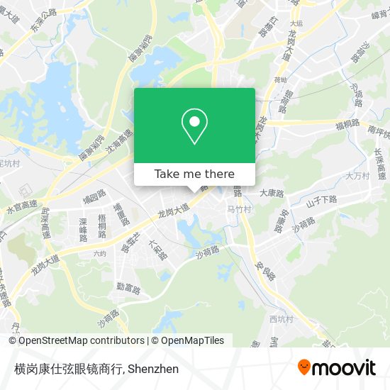 横岗康仕弦眼镜商行 map