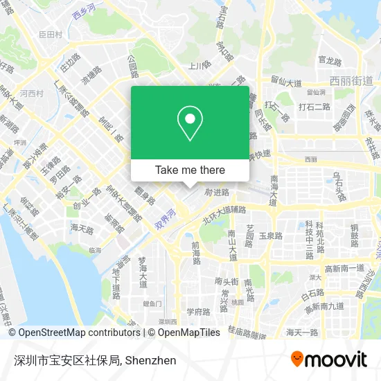 深圳市宝安区社保局 map