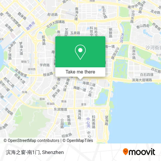 滨海之窗-南1门 map