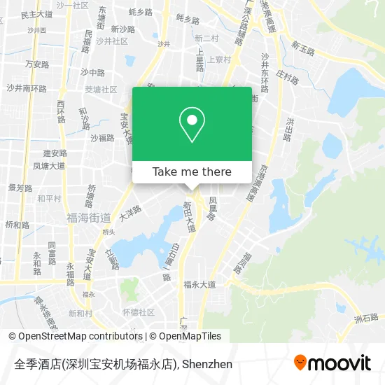 全季酒店(深圳宝安机场福永店) map