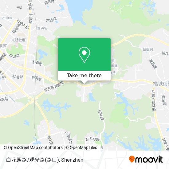 白花园路/观光路(路口) map
