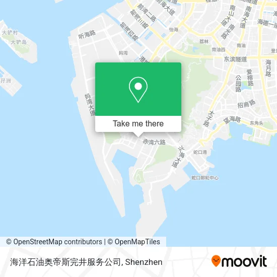 海洋石油奥帝斯完井服务公司 map