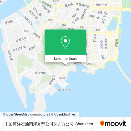 中国海洋石油南海东部公司深圳分公司 map
