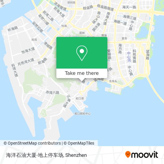 海洋石油大厦-地上停车场 map