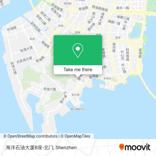 海洋石油大厦B座-北门 map