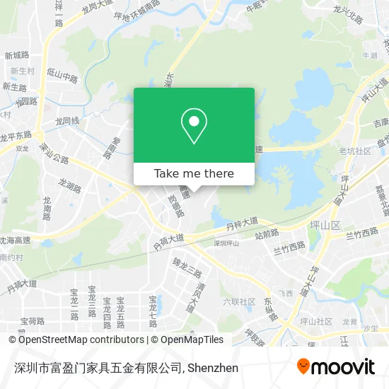 深圳市富盈门家具五金有限公司 map